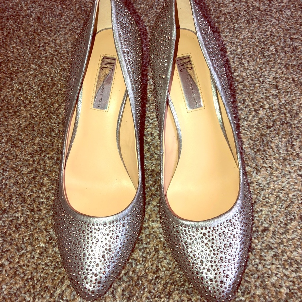 Silver heels